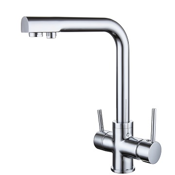 Brass 4 Way Kitchen Faucet